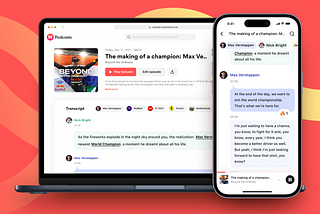 Going beyond lyrics: introducing Musixmatch Podcasts